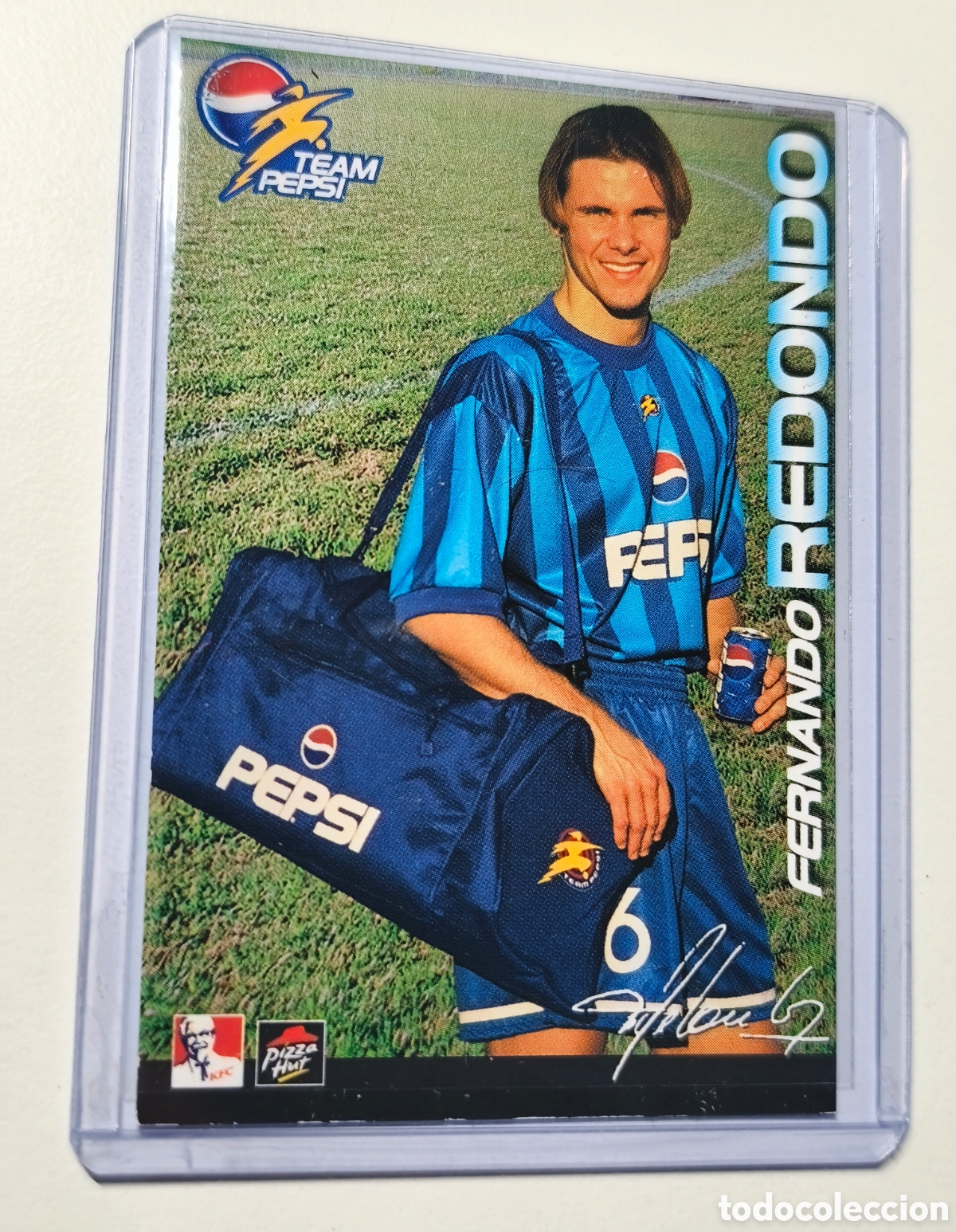 Cromos de F&uacute;tbol: Fernando REDONDO Team PEPSI