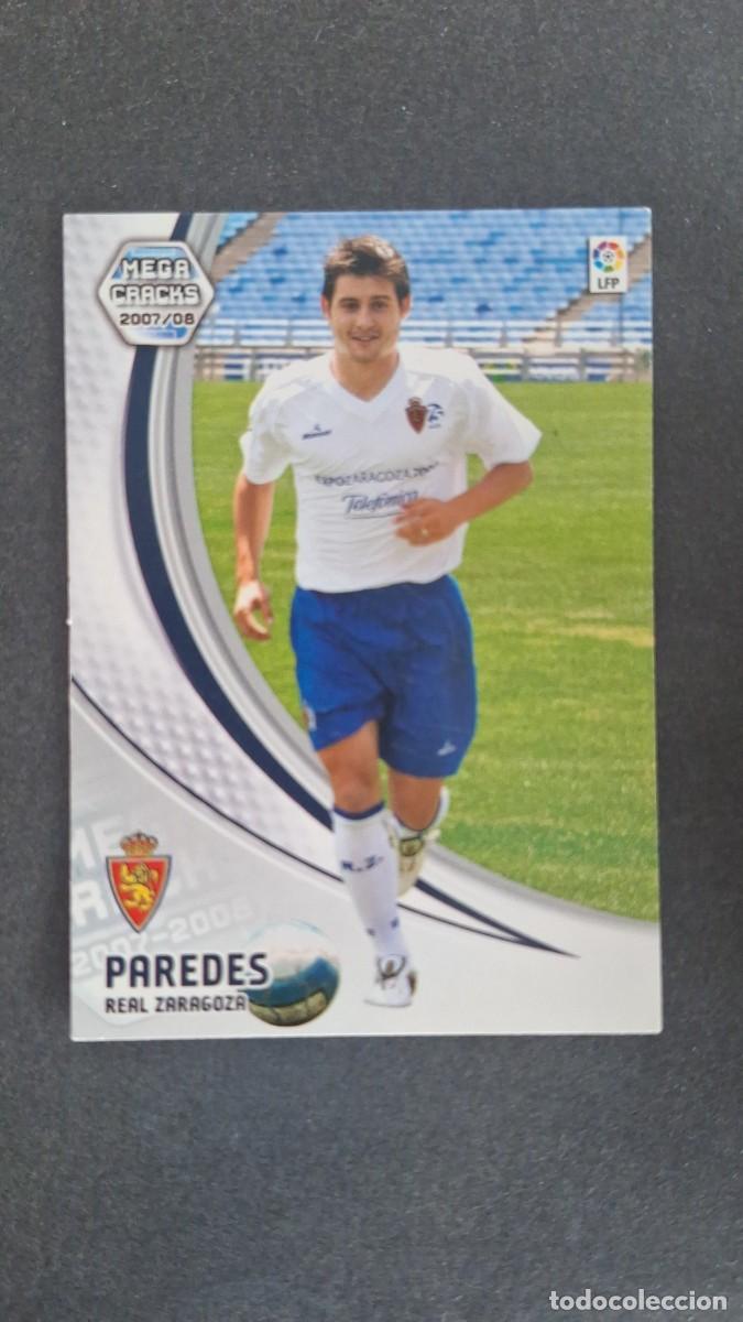 Cromos de F&uacute;tbol: L2 PAREDES REAL ZARAGOZA NUEVO FICHAJE 446 PANINI MEGACRACKS 2007 2008 07 08