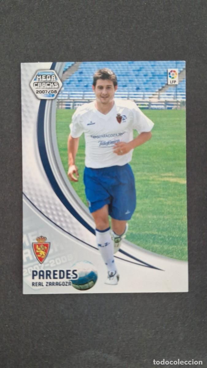 Cromos de F&uacute;tbol: L2 PAREDES REAL ZARAGOZA NUEVO FICHAJE 446 PANINI MEGACRACKS 2007 2008 07 08