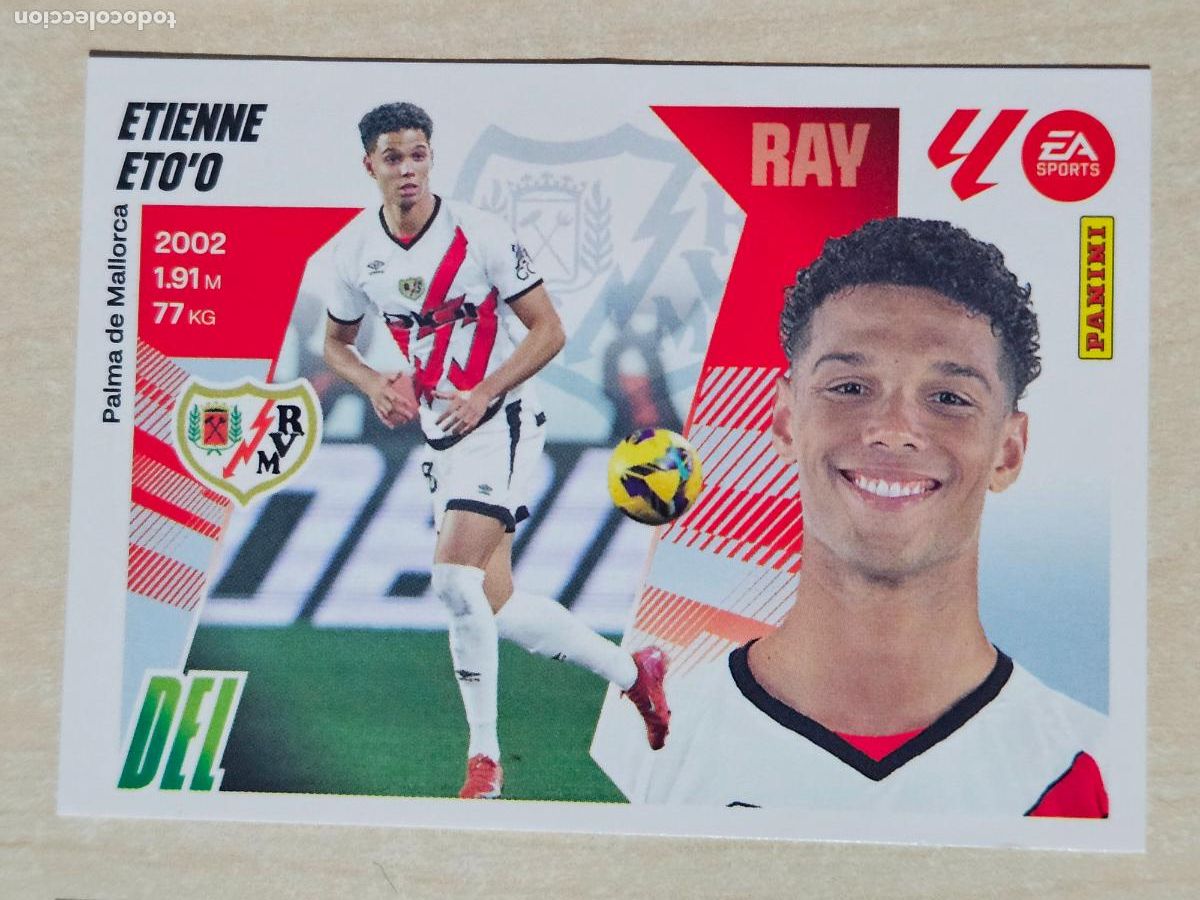 Cromos de F&uacute;tbol: CROMO N&ordm; 20 ETIENNE ETOO - RAYO VALLECANO - EDICIONES ESTE 2025-26 - 25/26 (NUEVO)