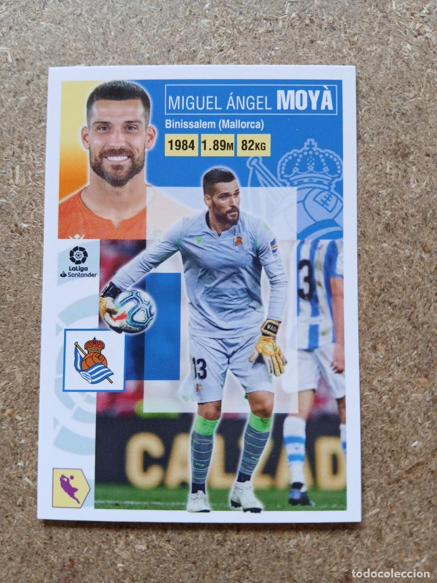 Cromos de F&uacute;tbol: MIGUEL ANGEL MOYA - REAL SOCIEDAD N&ordm; 3 LIGA ESTE 2020 2021 - 20 21