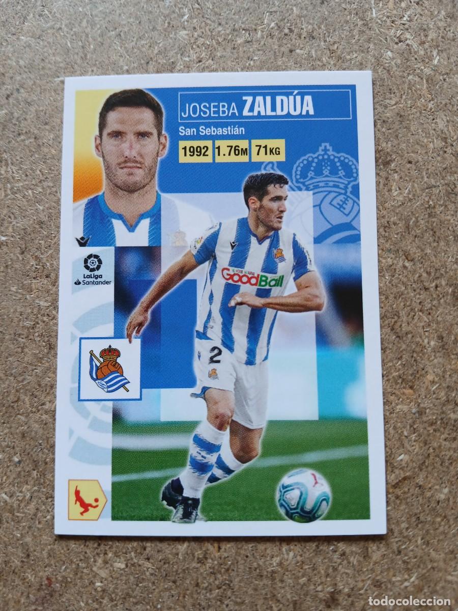 Cromos de F&uacute;tbol: JOSEBA ZALDUA - REAL SOCIEDAD N&ordm; 4 LIGA ESTE 2020 2021 - 20 21