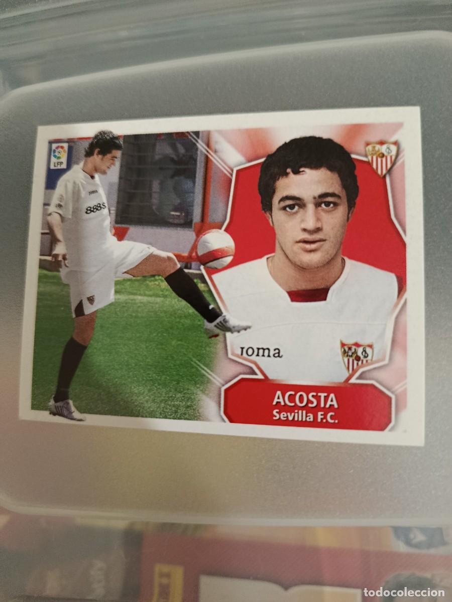 Figurine di Calcio: Cromo liga este 08/09. Acosta. Sevilla. Fichaje 3. Nunca pegado.