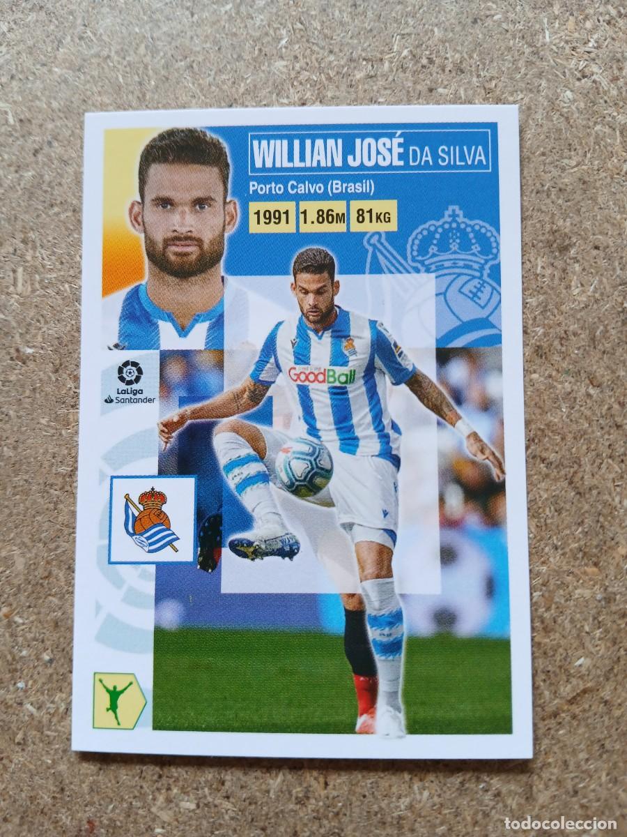 Cromos de F&uacute;tbol: WILLIAN JOSE DA SILVA - REAL SOCIEDAD N&ordm; 16 A LIGA ESTE 2020 2021 - 20 21