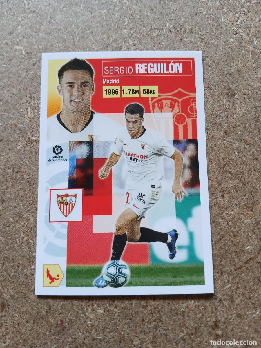 Fu&szlig;ball-Sticker: SERGIO REGUILON - SEVILLA FC N&ordm; 8 LIGA ESTE 2020 2021 - 20 21
