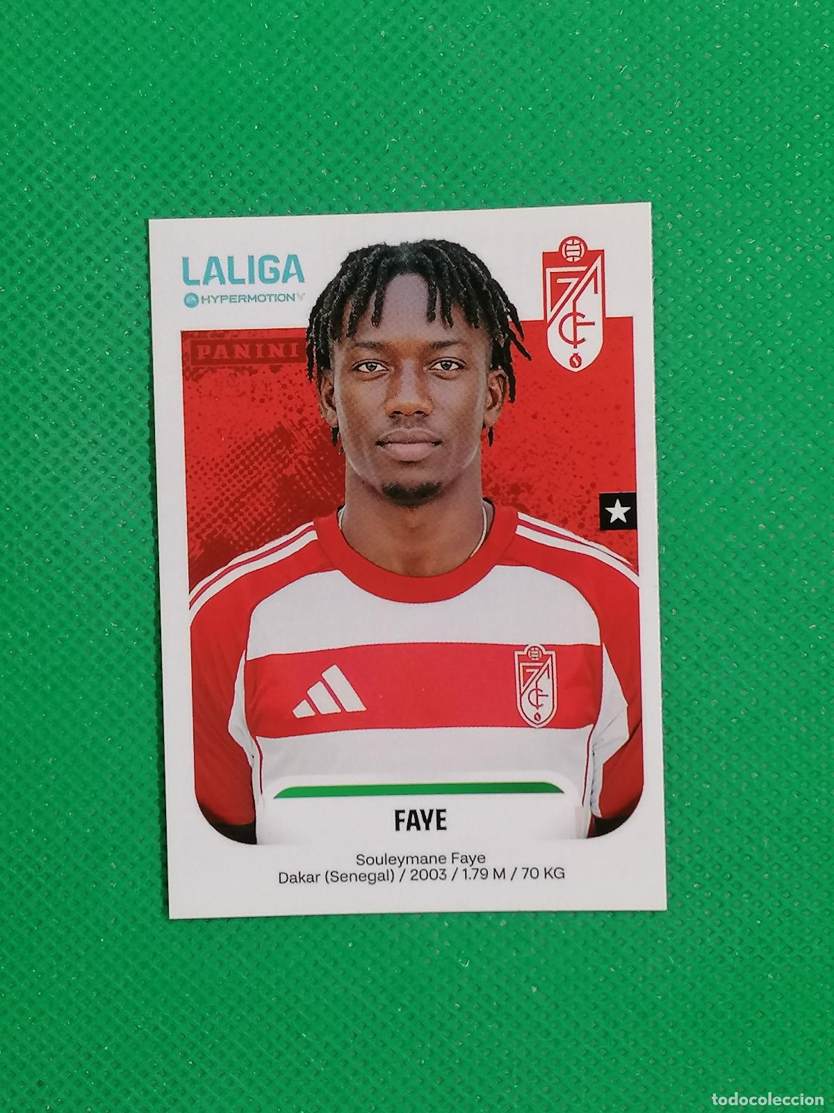 Cromos de f&uacute;tbol: 226 FAYE GRANADA ⚽ PANINI LIGA HYPERMOTION 25 26 2025 2026 ⚽