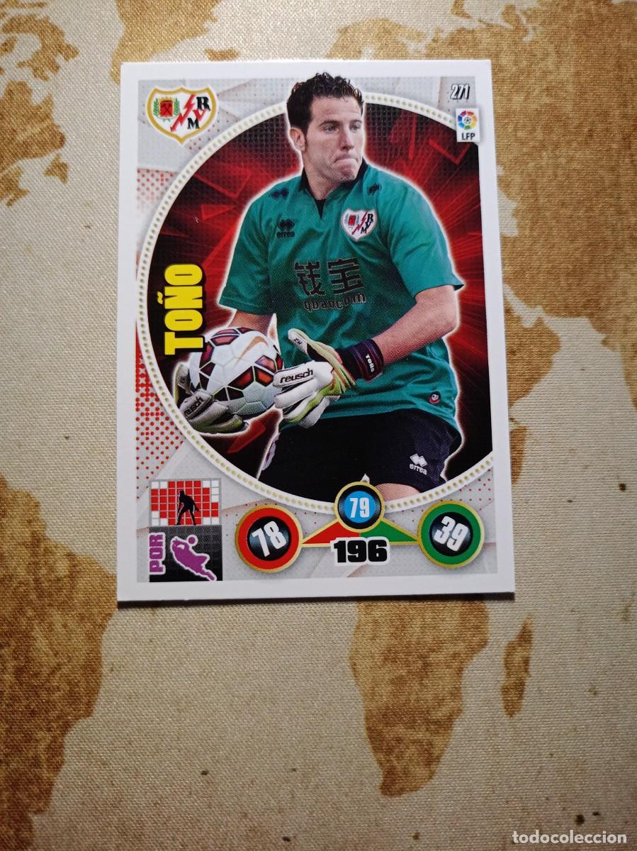 Cromos de F&uacute;tbol: Rayo Vallecano 271 TO&Ntilde;O Adrenalyn 2014-15