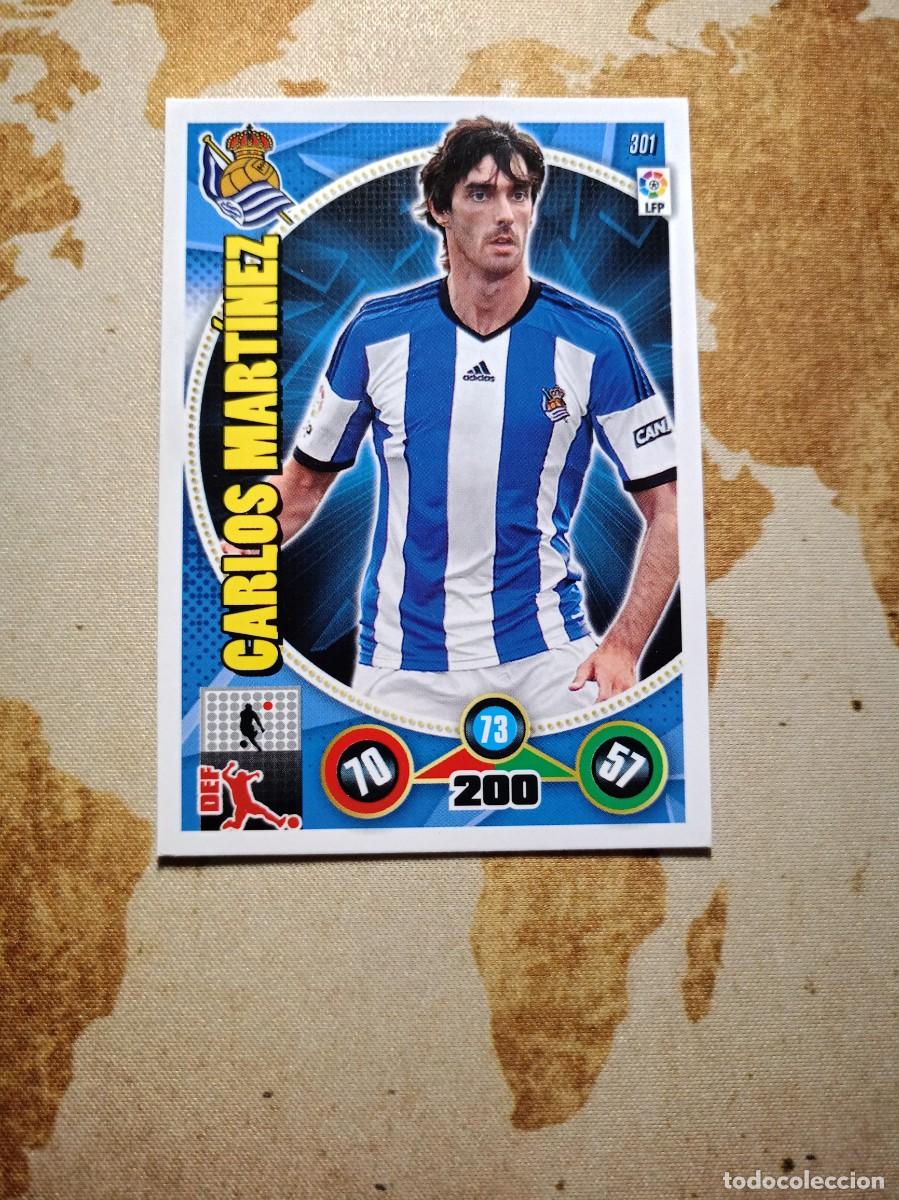 Cromos de F&uacute;tbol: Real Sociedad 301 CARLOS MART&Iacute;NEZ Adrenalyn 2014-15