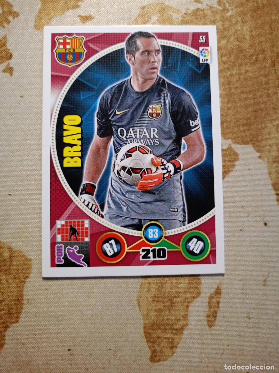 Cromos de f&uacute;tbol: Barcelona 55 BRAVO Adrenalyn 2014-15