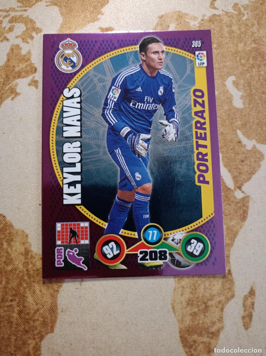 Fu&szlig;ball-Sticker: Porterazo 365 KEYLOR NAVAS Adrenalyn 2014-15