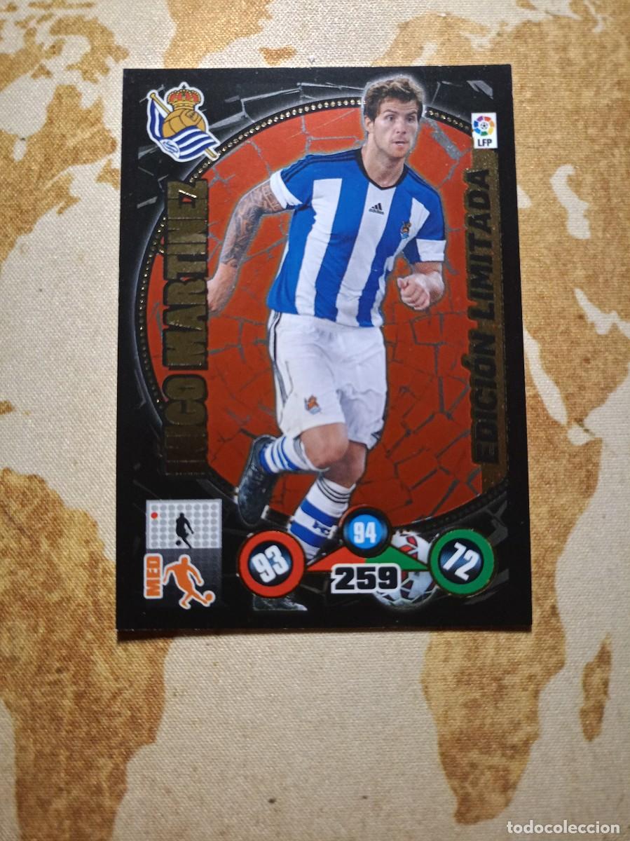 Cromos de f&uacute;tbol: Edici&oacute;n Limitada I&Ntilde;IGO MART&Iacute;NEZ Adrenalyn 2014-15