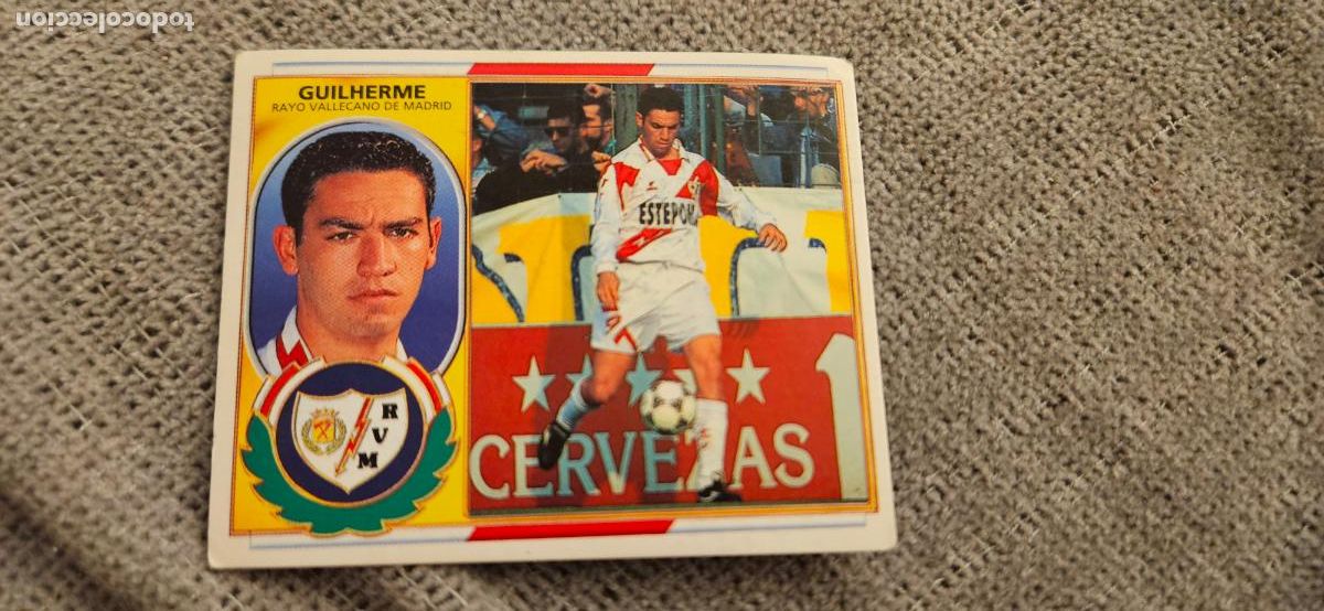Cromos de F&uacute;tbol: guilherme rayo vallecano 1997 1996 97 este 96