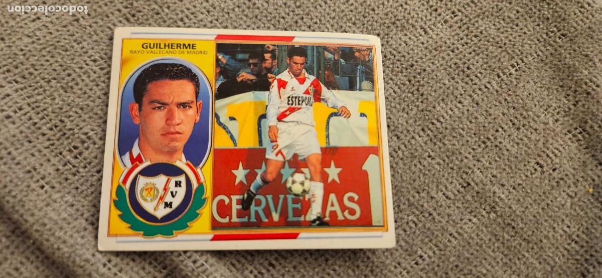 Cromos de F&uacute;tbol: guilherme rayo vallecano 1997 1996 97 este 96