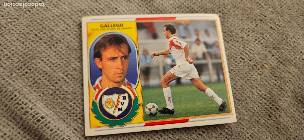 Cromos de F&uacute;tbol: gallego rayo vallecano 1997 1996 97 este 96