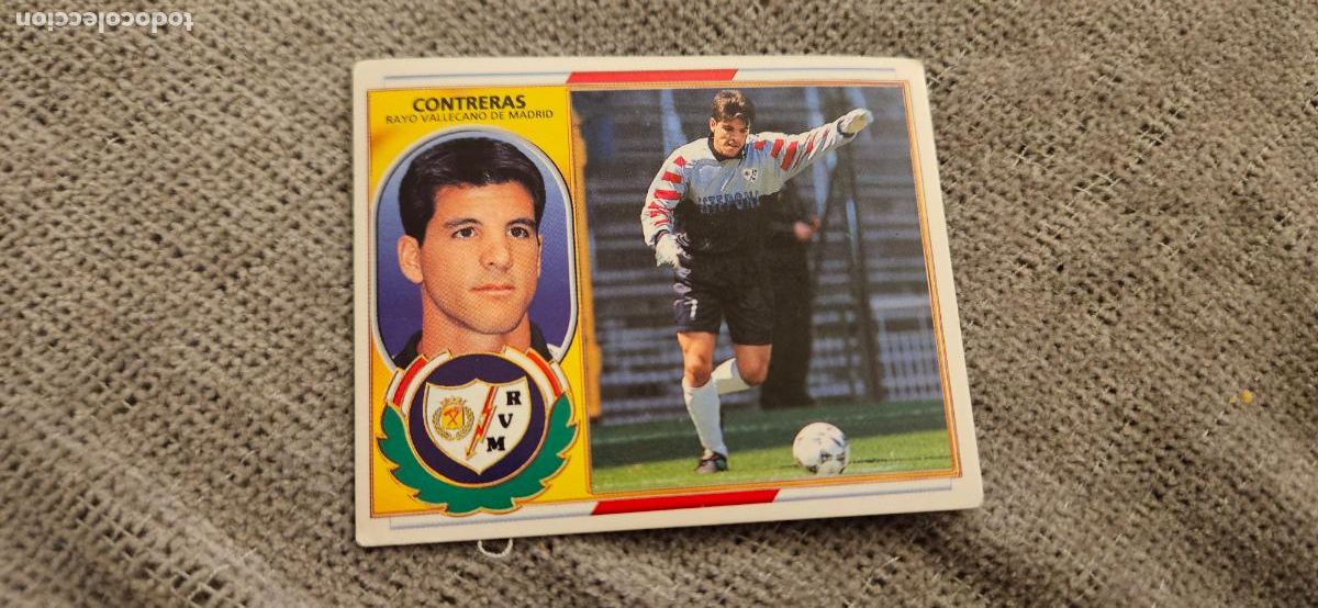 Cromos de F&uacute;tbol: contreras rayo vallecano 1997 1996 97 este 96