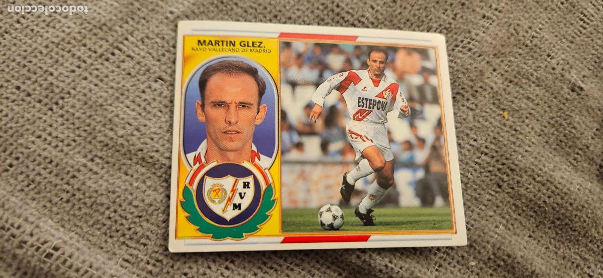 Cromos de F&uacute;tbol: martin gonzalez rayo vallecano 1997 1996 97 este 96