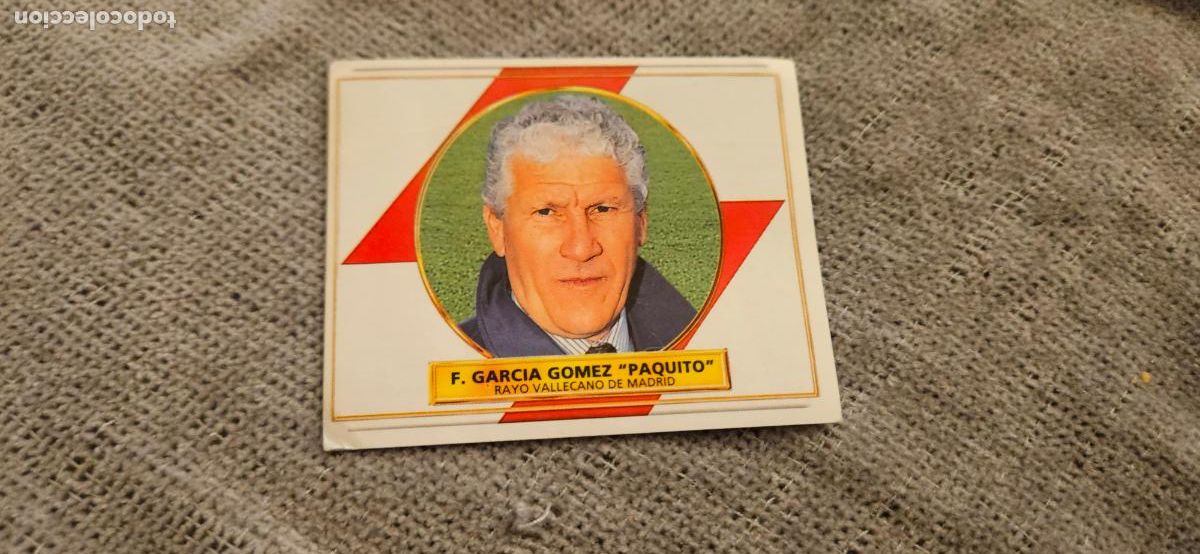 Cromos de F&uacute;tbol: paquito rayo vallecano 1997 1996 97 este 96