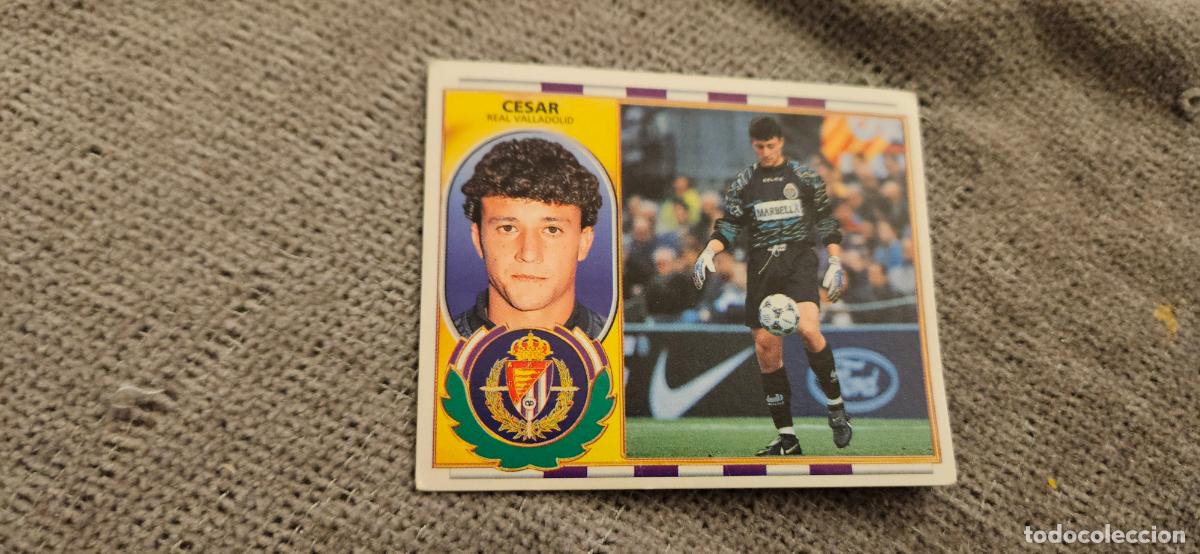 Cromos de f&uacute;tbol: cesar valladolid 1997 1996 97 este 96 SIN PEGAR