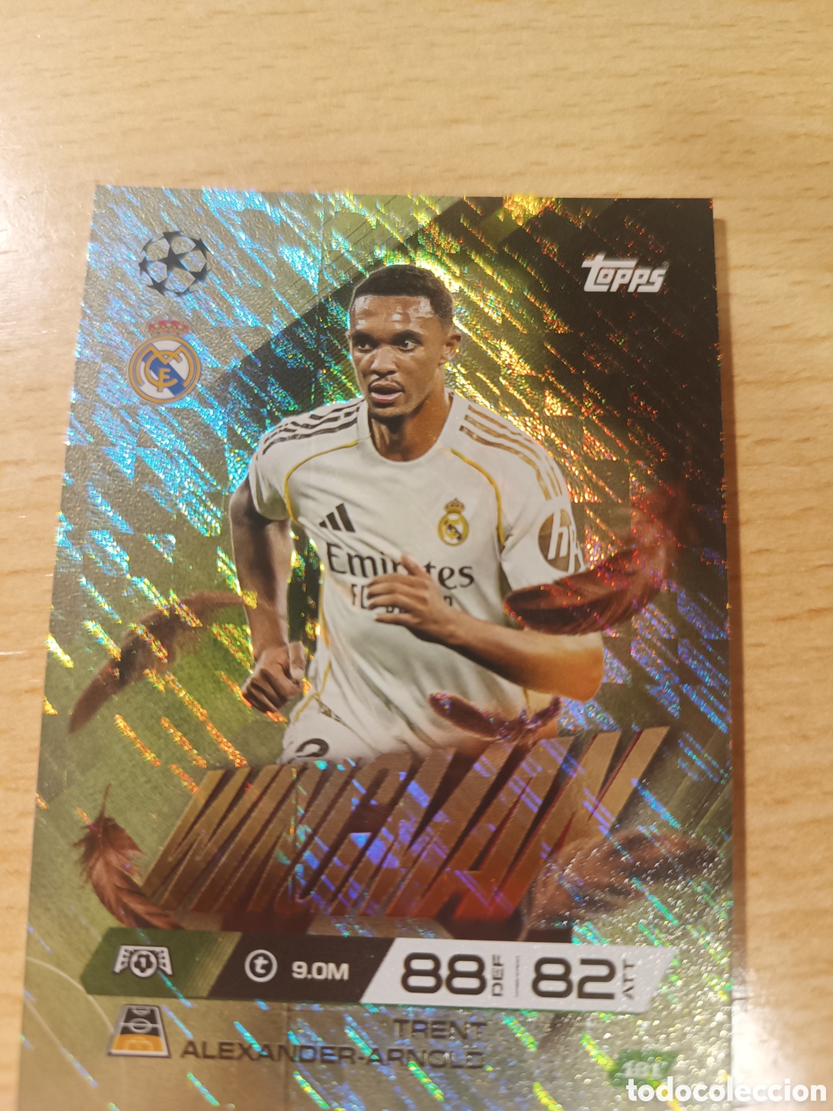 Cromos de F&uacute;tbol: 181 ALEXANDER ARNOLD WINGMAN REAL MADRID MATCH ATTAX EXTRA 2025 2026 TOPPS 25 26
