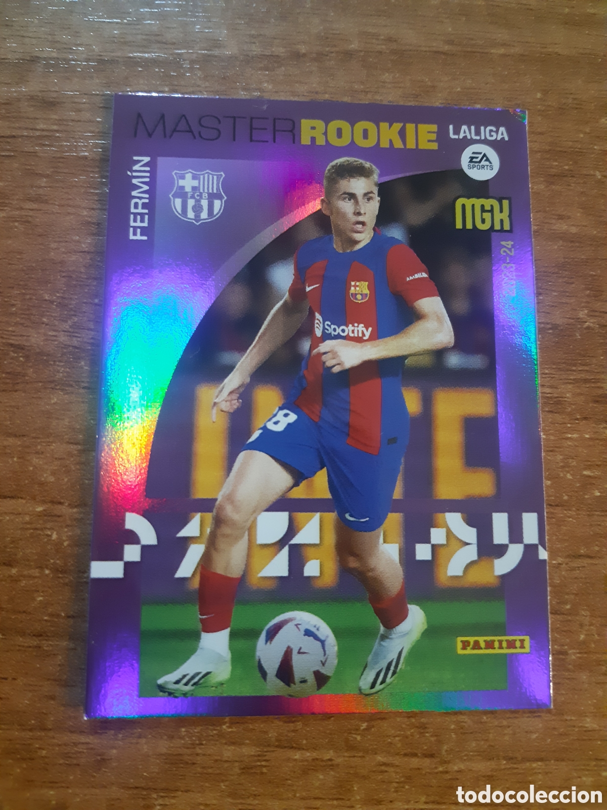 Figurine di Calcio: N&deg;511 FERM&Iacute;N (BARCELONA) MASTER ROOKIE MGK 23-24 PANINI MEGACRACKS 2023 2024. NUEVO