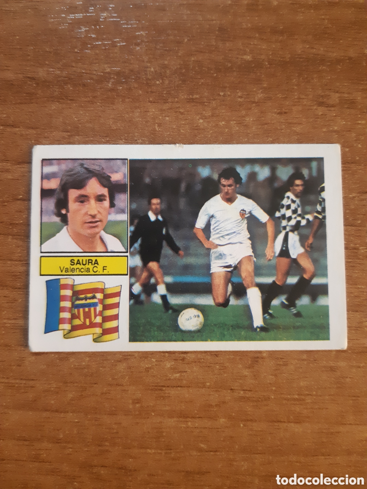 Figurine di Calcio: Saura (Valencia) liga 82-83 ESTE. Nunca pegado, NUEVO