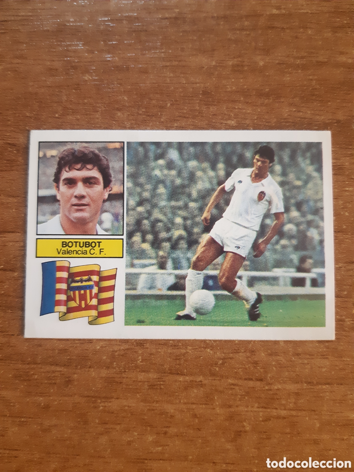 Football Stickers: Botubot (Valencia) Liga 82-83 ESTE. Nunca pegado, sin pegar