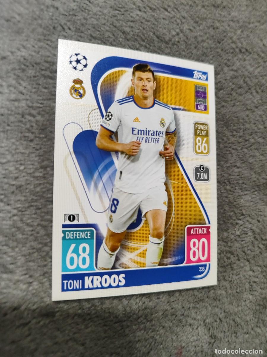 Cromos de F&uacute;tbol: 235 UCL MATCH ATTAX 21 22 TONI KROOS REAL MADRID CF TOPPS 2021 2022 CHAMPIONS LEAGUE