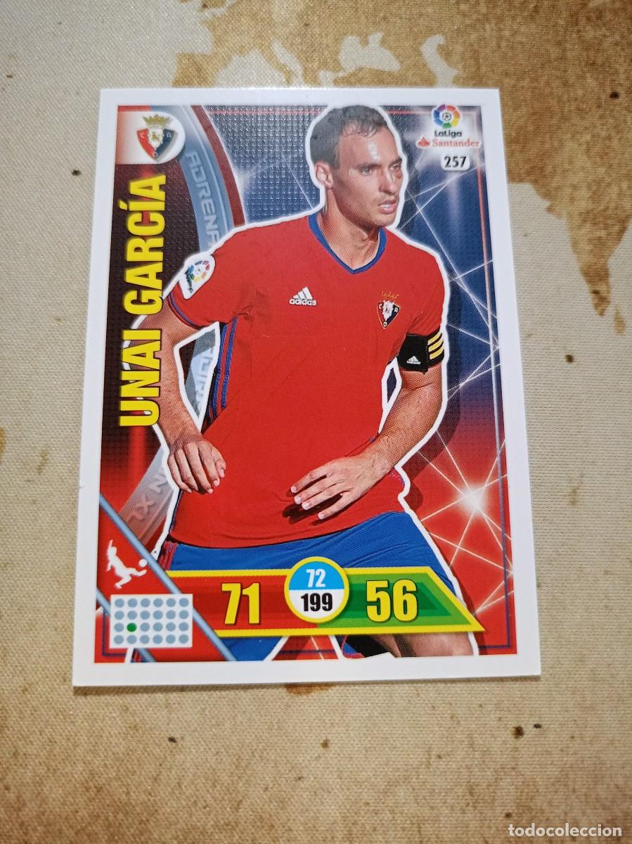 Fu&szlig;ball-Sticker: Osasuna 257 UNAI GARC&Iacute;A Adrenalyn 2016-17