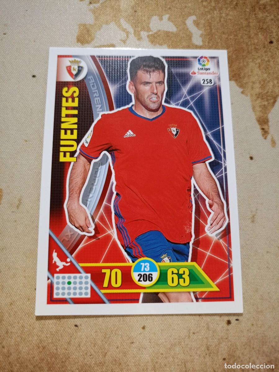 Figurine di Calcio: Osasuna 258 FUENTES Adrenalyn 2016-17