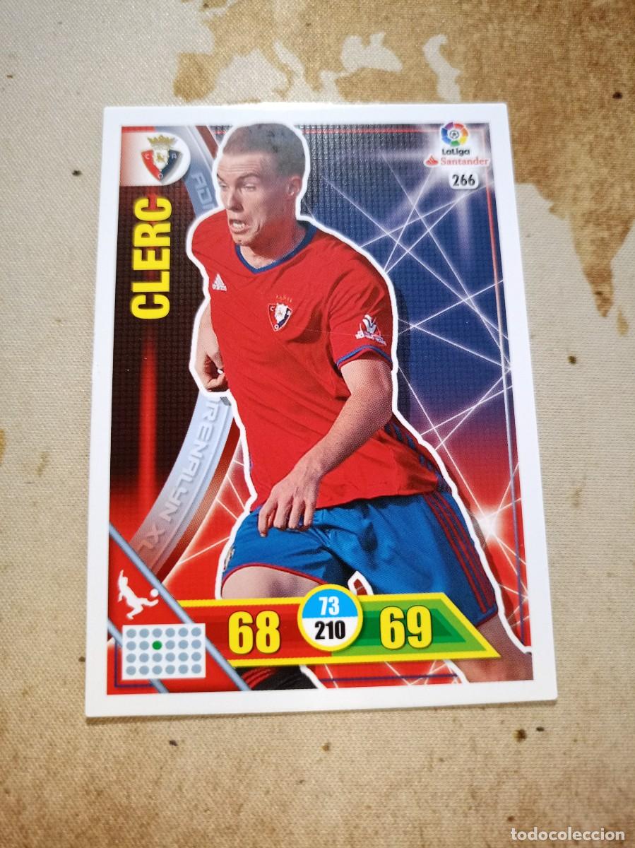Cromos de f&uacute;tbol: Osasuna 266 CLERC Adrenalyn 2016-17
