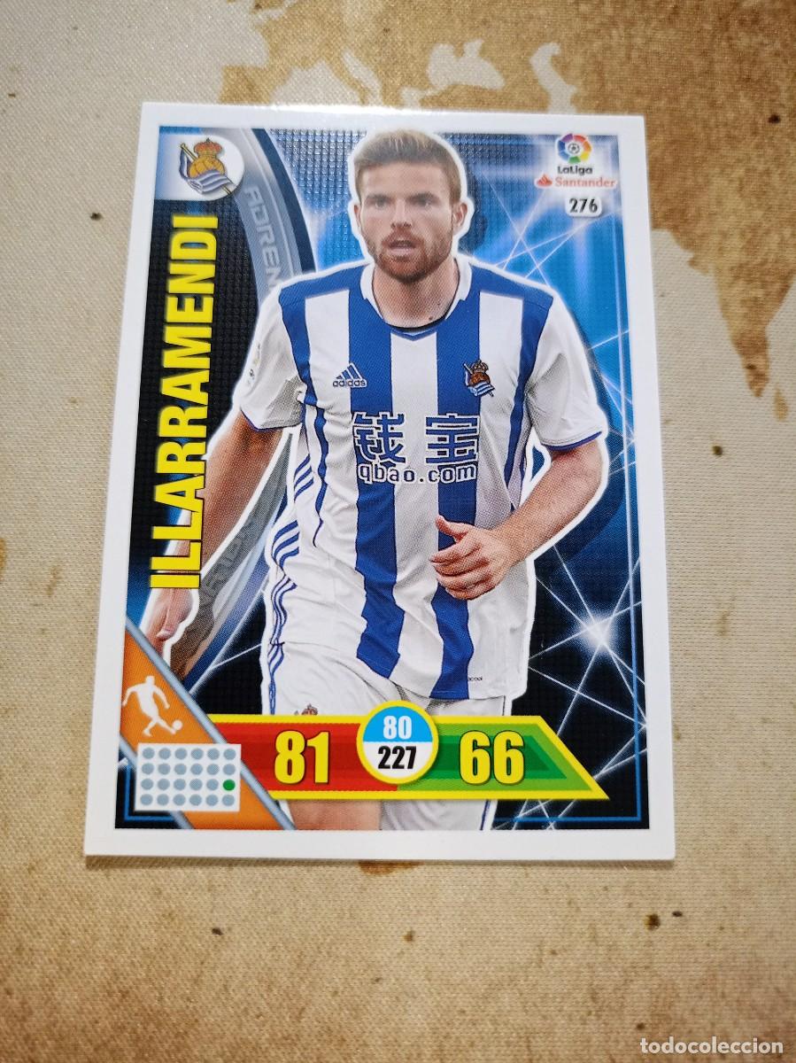 Cromos de F&uacute;tbol: Real Sociedad 276 ILLARRAMENDI Adrenalyn 2016-17