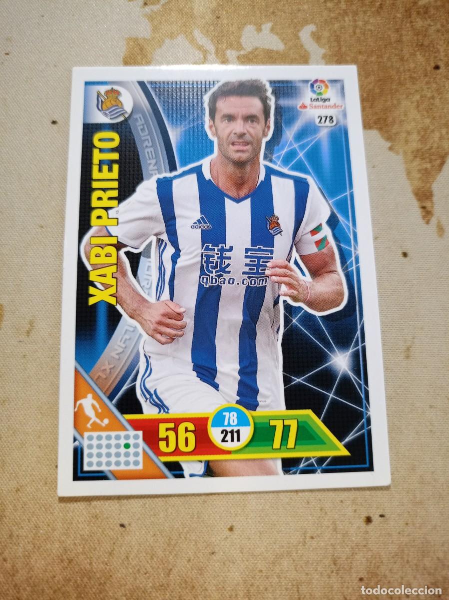 Cromos de F&uacute;tbol: Real Sociedad 278 XABI PRIETO Adrenalyn 2016-17