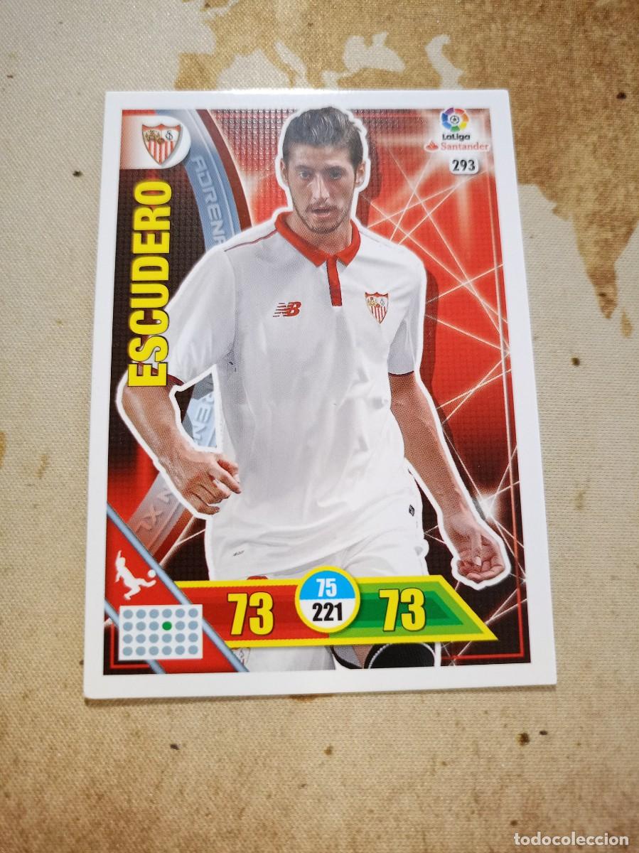 Fu&szlig;ball-Sticker: Sevilla 293 ESCUDERO Adrenalyn 2016-17