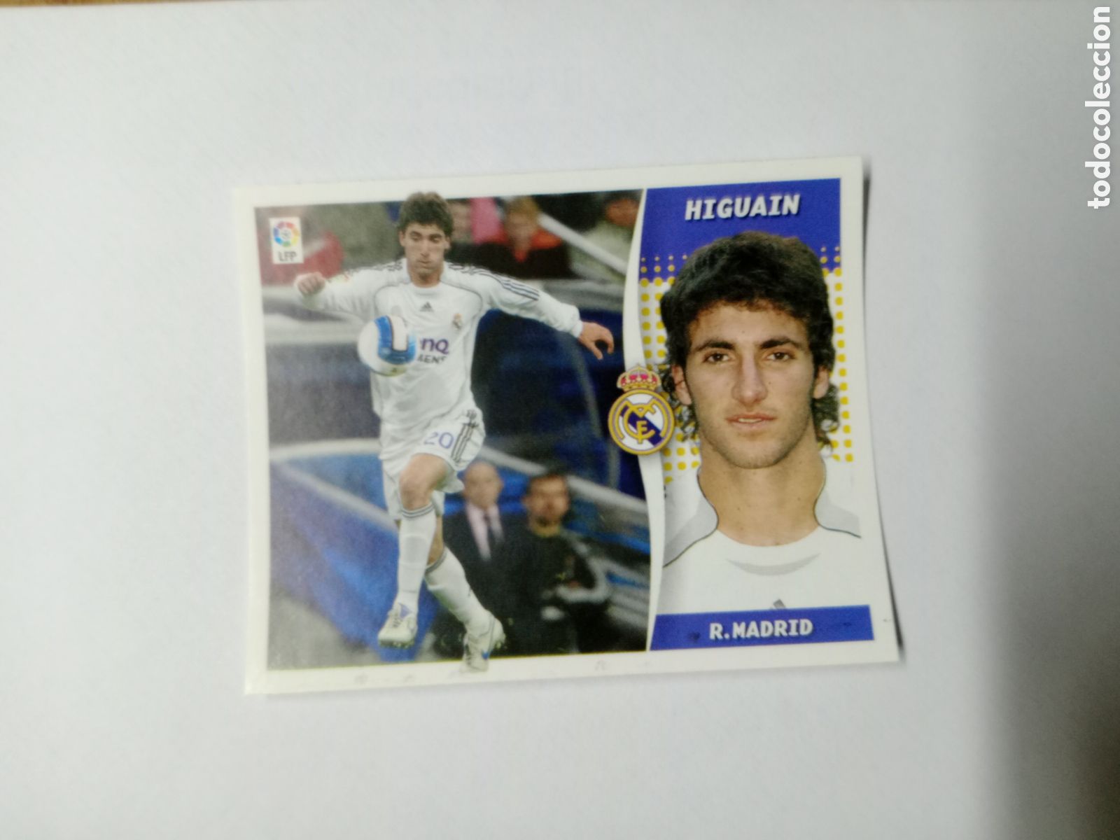 Figurine di Calcio: 2006 2007 06 07 ESTE CROMO NUNCA PEGADO EN BUEN ESTADO REAL MADRID HIGUAIN