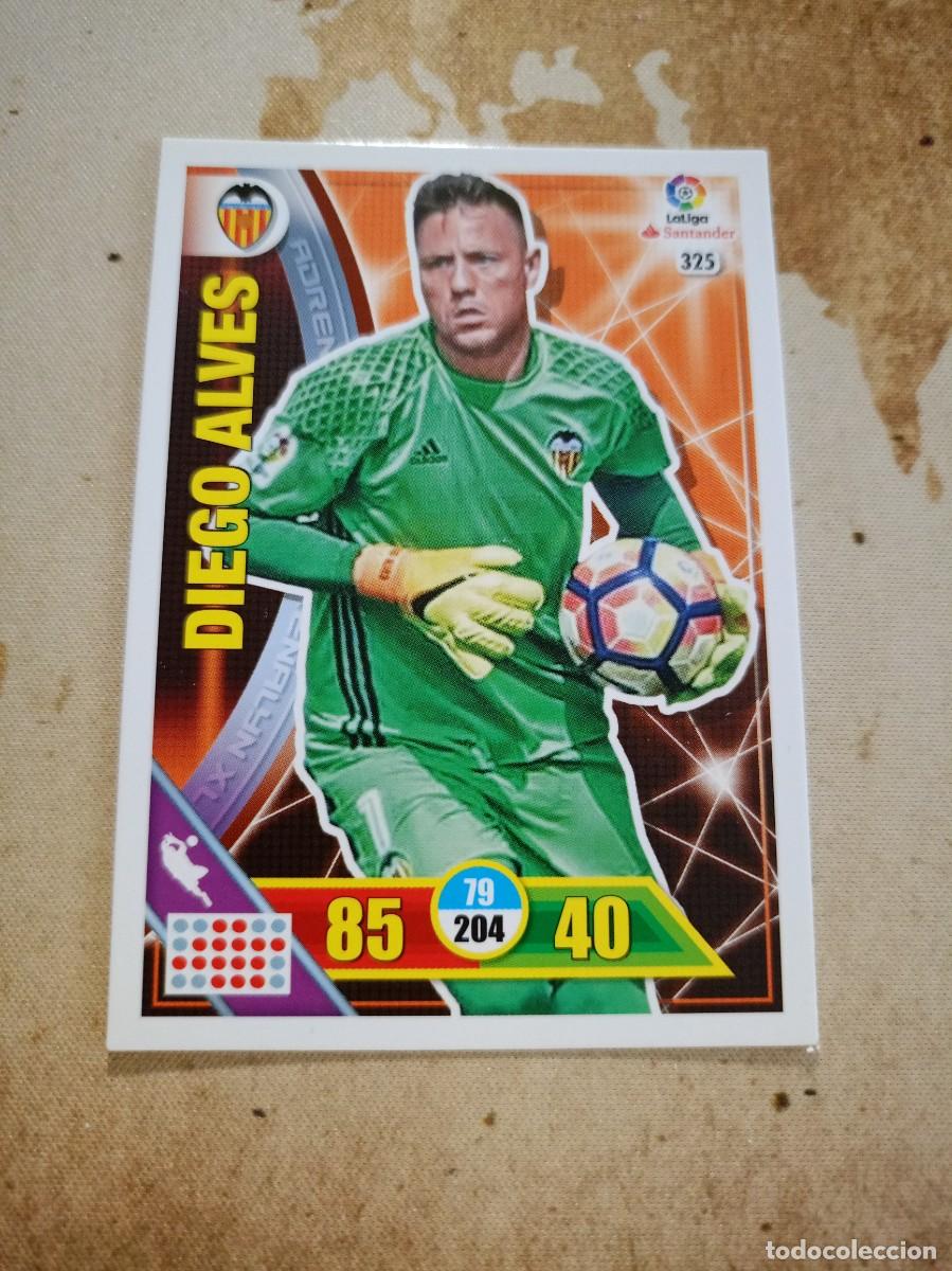 Fu&szlig;ball-Sticker: Valencia 325 DIEGO ALVES Adrenalyn 2016-17