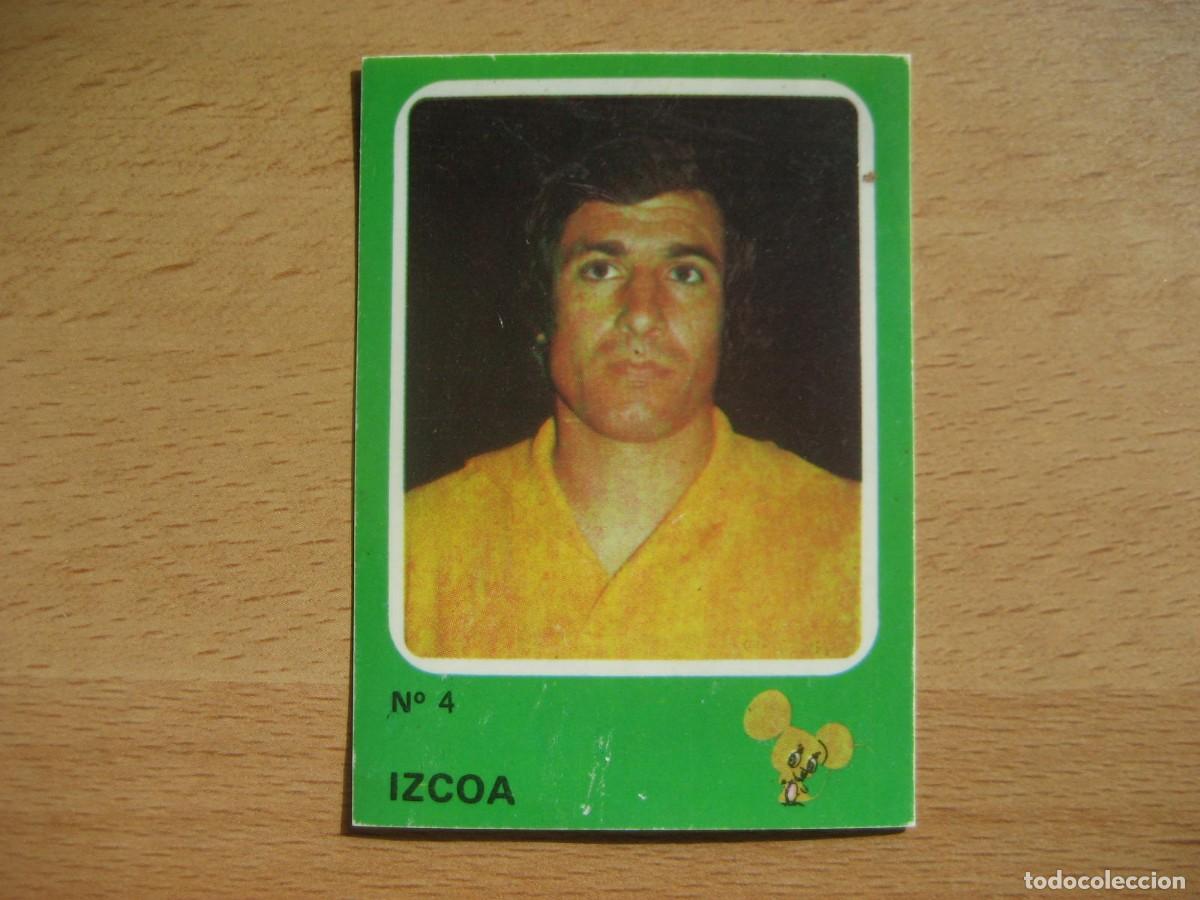 Cromos de F&uacute;tbol: CROPAN N&ordm; 4 - IZCOA - GRANADA - CRUYFF Y LOS COLOSOS DE ESTA LIGA 74/75