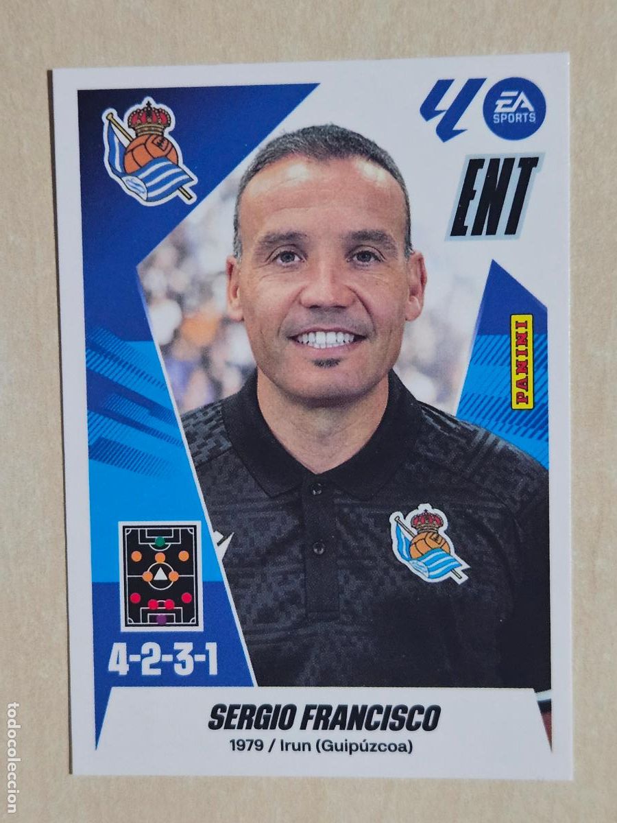 Cromos de F&uacute;tbol: CROMO N&ordm; 2 SERGIO FRANCISCO - REAL SOCIEDAD - EDICIONES ESTE 2025-26 - 25/26 (NUEVO)