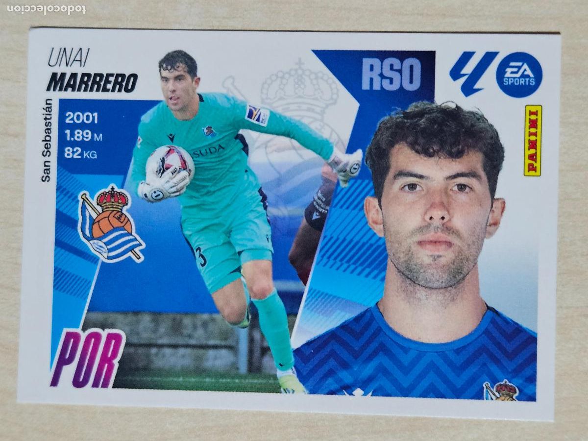 Cromos de F&uacute;tbol: CROMO N&ordm; 4 MARRERO - REAL SOCIEDAD - EDICIONES ESTE 2025-26 - 25/26 (NUEVO)