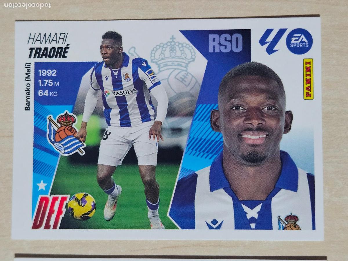 Cromos de F&uacute;tbol: CROMO N&ordm; 5B TRAORE - REAL SOCIEDAD - EDICIONES ESTE 2025-26 - 25/26 (NUEVO)