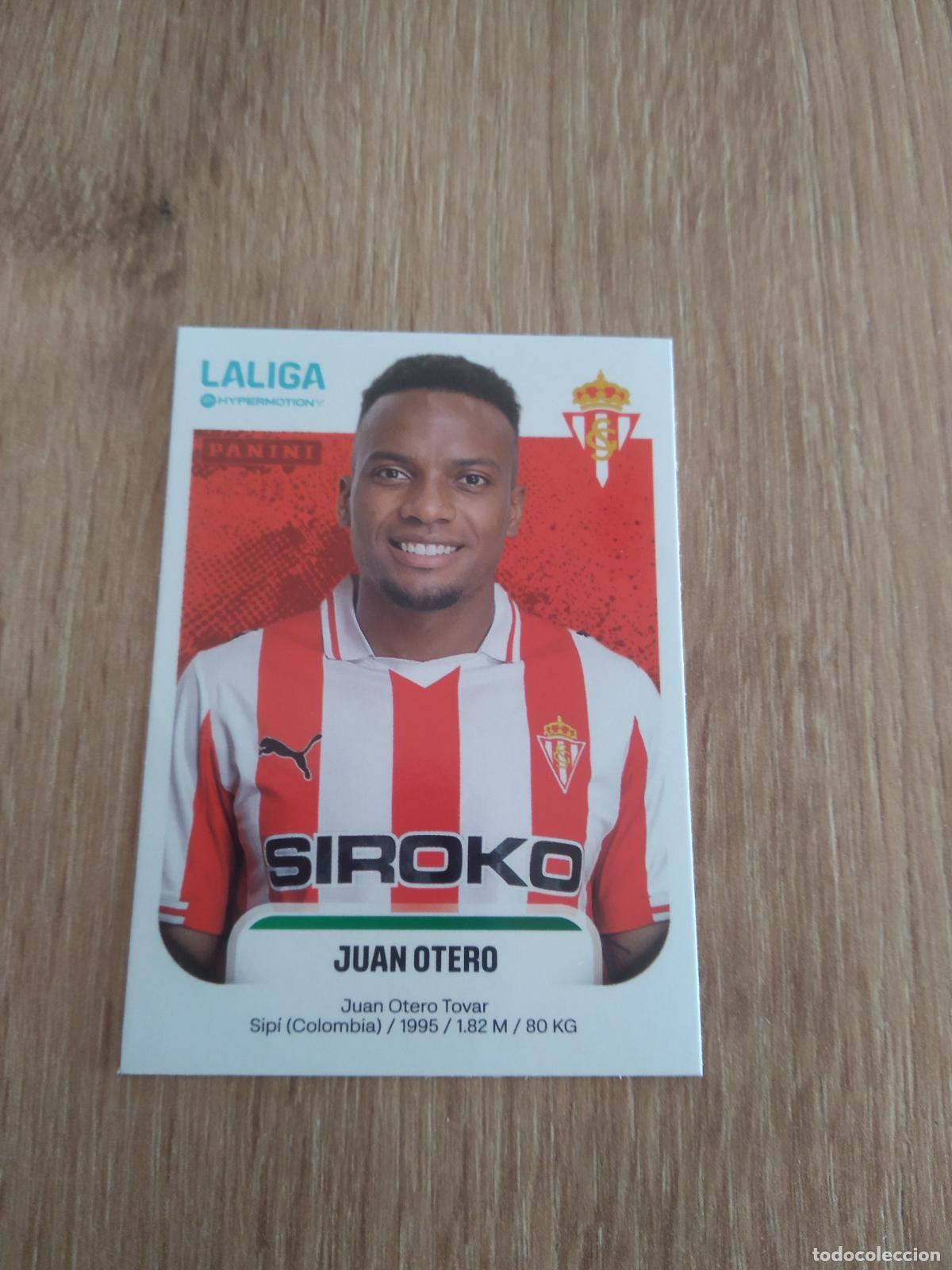 Cromos de F&uacute;tbol: 381 JUAN OTERO SPORTING GIJON CROMO FUTBOL PANINI SEGUNDA 25-26 LIGA HYPERMOTION 2025-2026