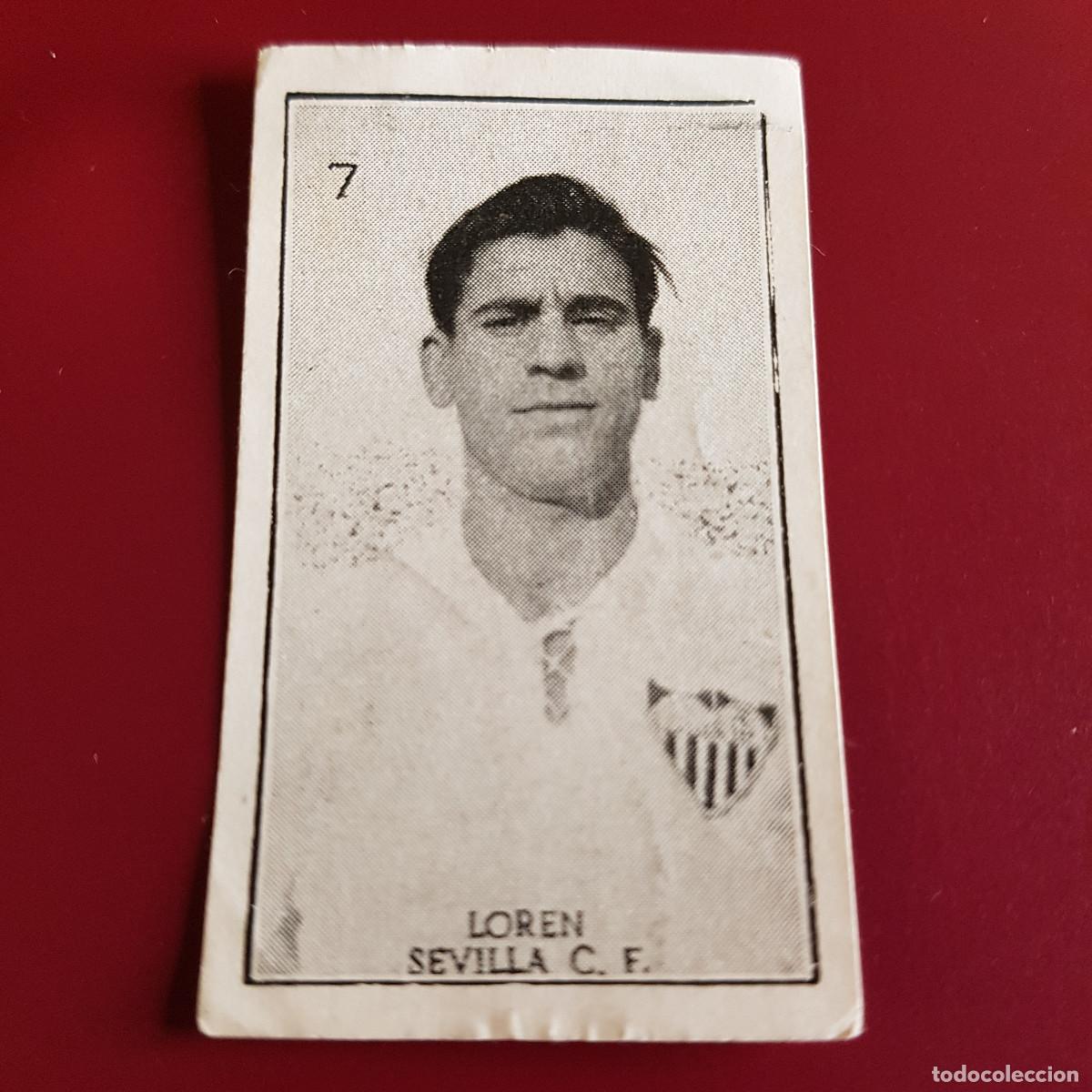 Figurine di Calcio: GRAFICAS BRASIL - 1956 1957 - 56 57 - SEVILLA - 7 LOREN - NUNCA PEGADO
