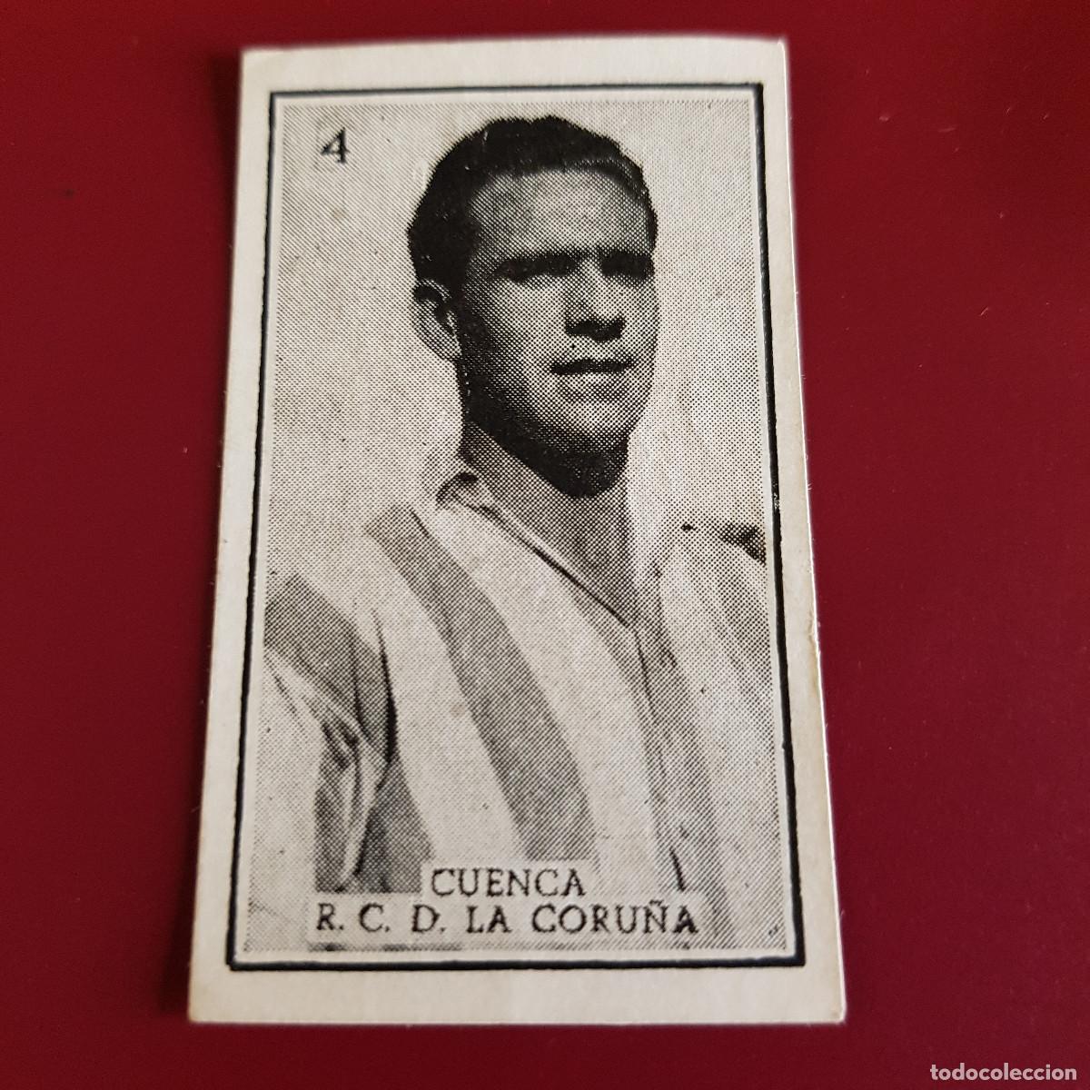 Cromos de Futebol: GRAFICAS BRASIL - 1956 1957 - 56 57 - CORU&Ntilde;A - 4 CUENCA - NUNCA PEGADO