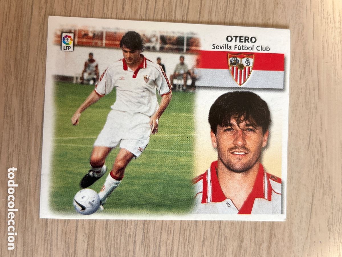 Cromos de F&uacute;tbol: OTERO SEVILLA COLOCA LIGA ESTE 1999 2000 99 00 NUNCA PEGADO SIN PEGAR