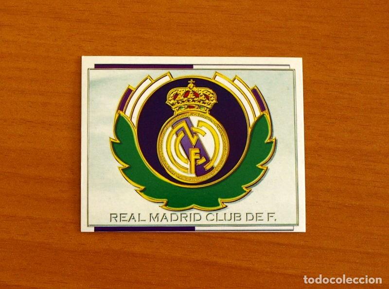 Figurine di Calcio: Real Madrid - Escudo - Ediciones Este Liga 1996-1997, 96-97 - Nunca Pegado