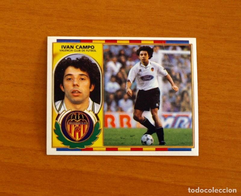 Fu&szlig;ball-Sticker: Valencia - Iv&aacute;n Campo - Fichaje n&ordm; 22 - Ediciones Este Liga 1996-1997, 96-97 - Nunca pegado