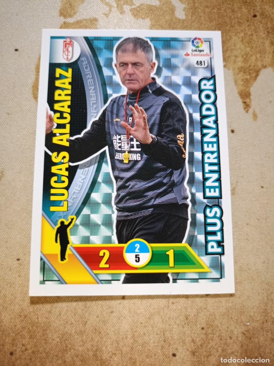 Cromos de f&uacute;tbol: Plus entrenador 481 LUCAS ALCARAZ Adrenalyn 2016-17