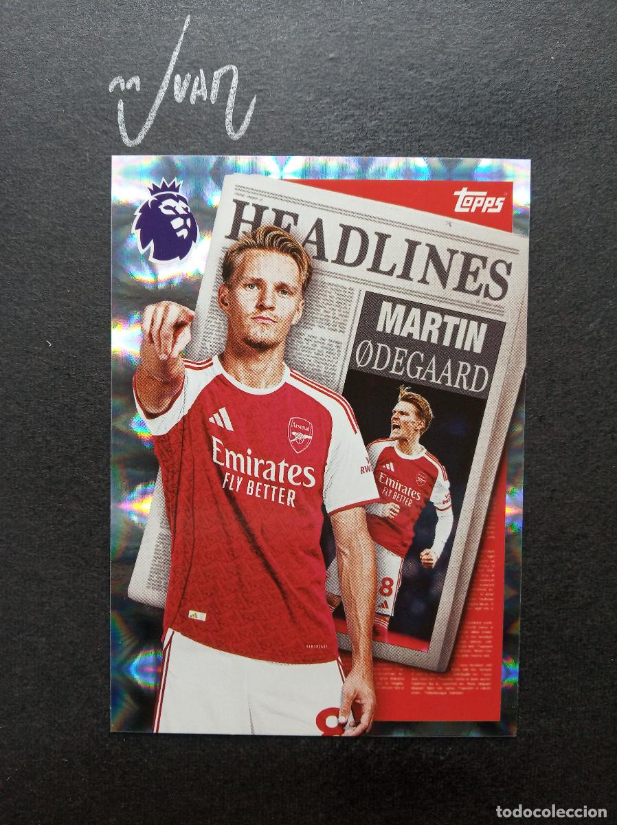 Cromos de F&uacute;tbol: N&ordm; 441 HEADLINES ODEGAARD ARSENAL ⚽ TOPPS &reg; PREMIER LEAGUE 2025 2026 25 26 NUEVO