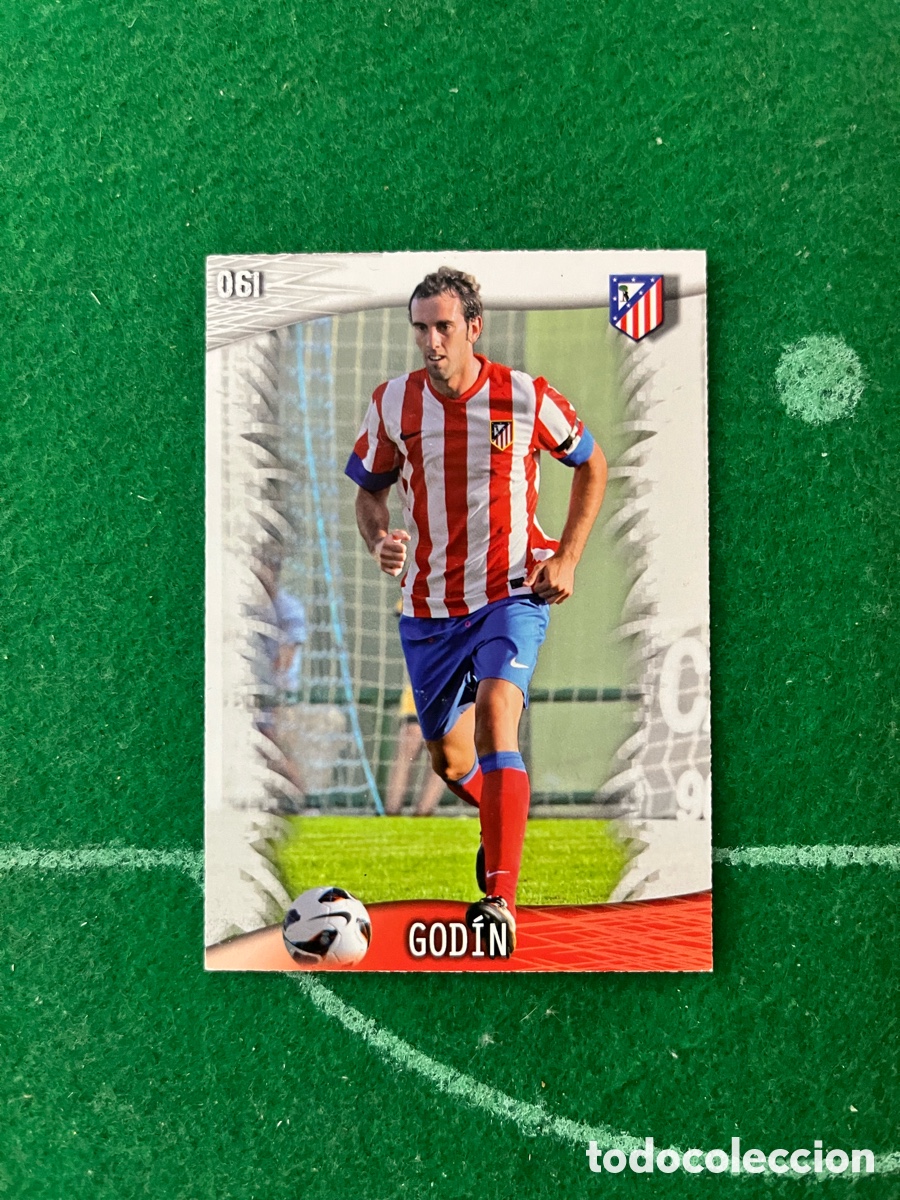 Cromos de F&uacute;tbol: 61 GOD&Iacute;N ATL&Eacute;TICO DE MADRID LAS FICHAS DE LA LIGA 2013 2014 MUNDICROMO