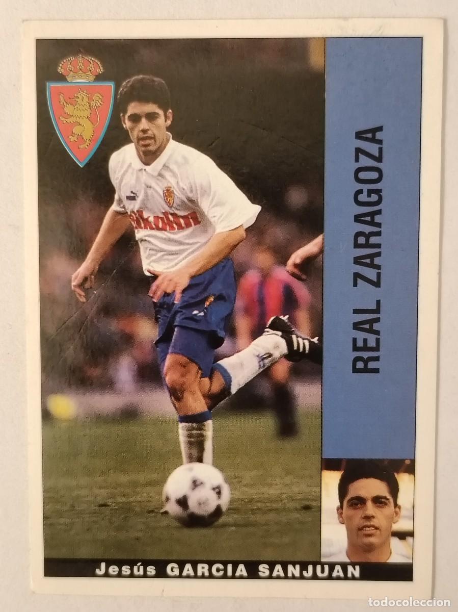 Cromos de F&uacute;tbol: GARCIA SANJUAN REAL ZARAGOZA LIGA 95/96 PANINI