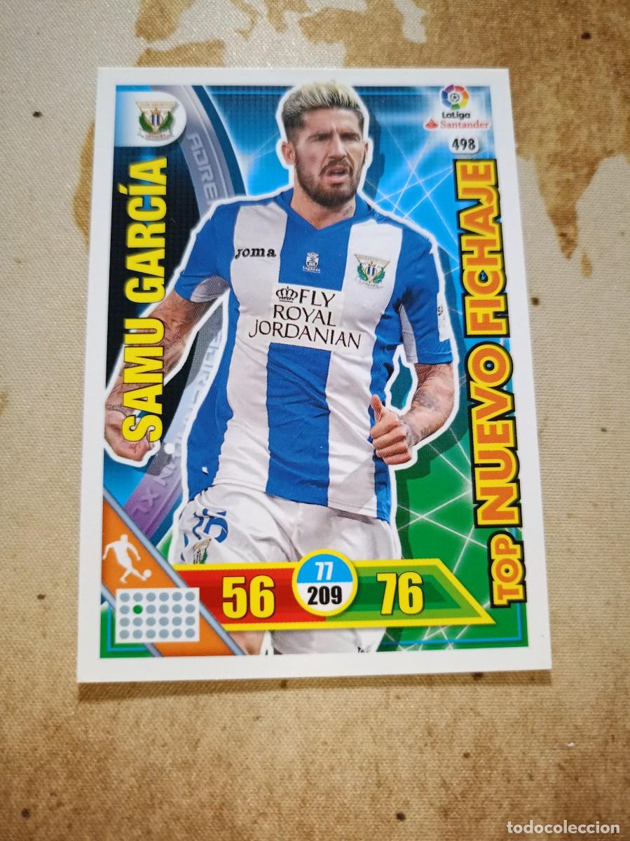 Cromos de f&uacute;tbol: Nuevo fichaje 498 SAMU GARC&Iacute;A Adrenalyn 2016-17